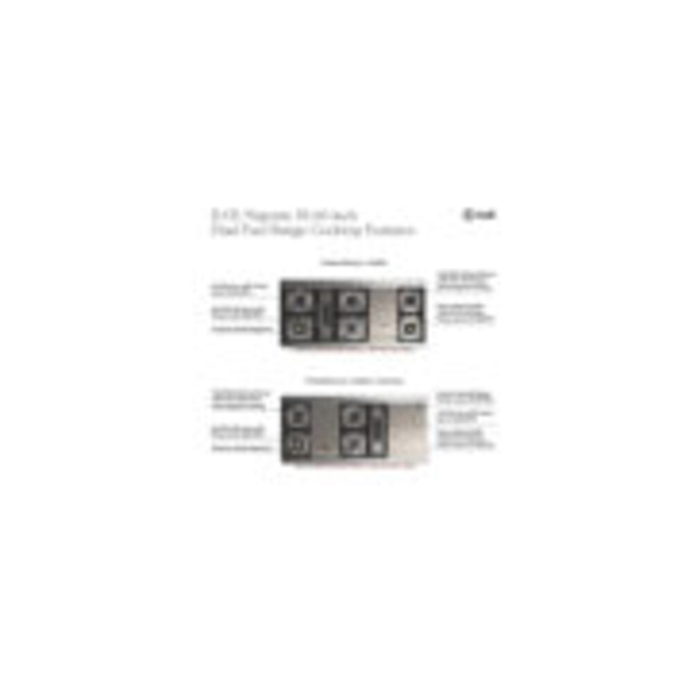 ILVE UM60FS Majestic III 60 inch Dual Fuel Range with 7 Burners, Griddle and French Top, Dual Function Burner with up to 25,000 BTU