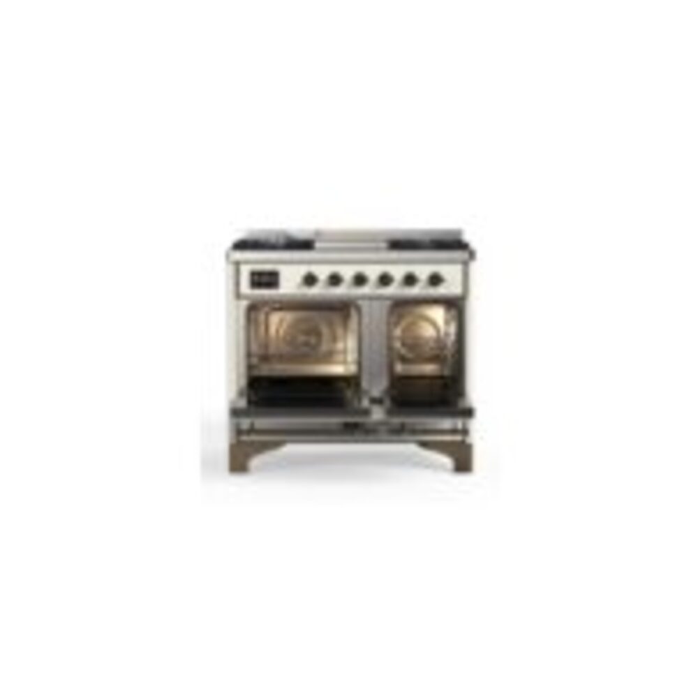 ILVE_UMD10FDNS3AWBLP_Majestic_II_40"_Dual_Fuel_Range_Front_View