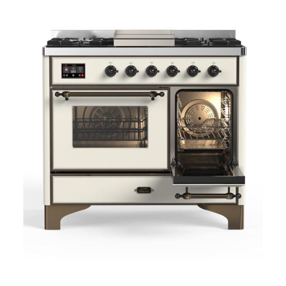 ILVE_UMD10FDNS3AWB_Majestic_II_40_Dual_Fuel_Range_Left_Angle