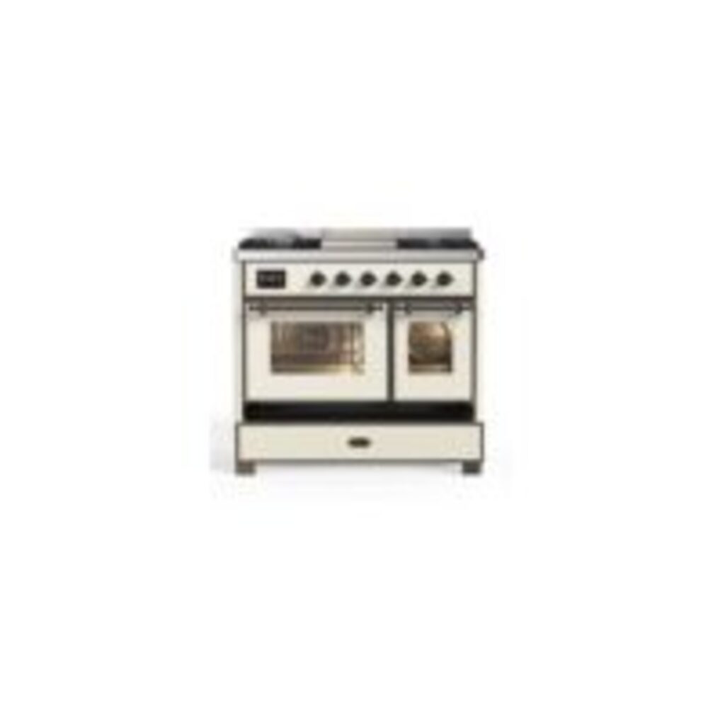 ILVE_UMD10FDNS3AWB_Majestic_II_40"_Dual_Fuel_Range_Right_Angle