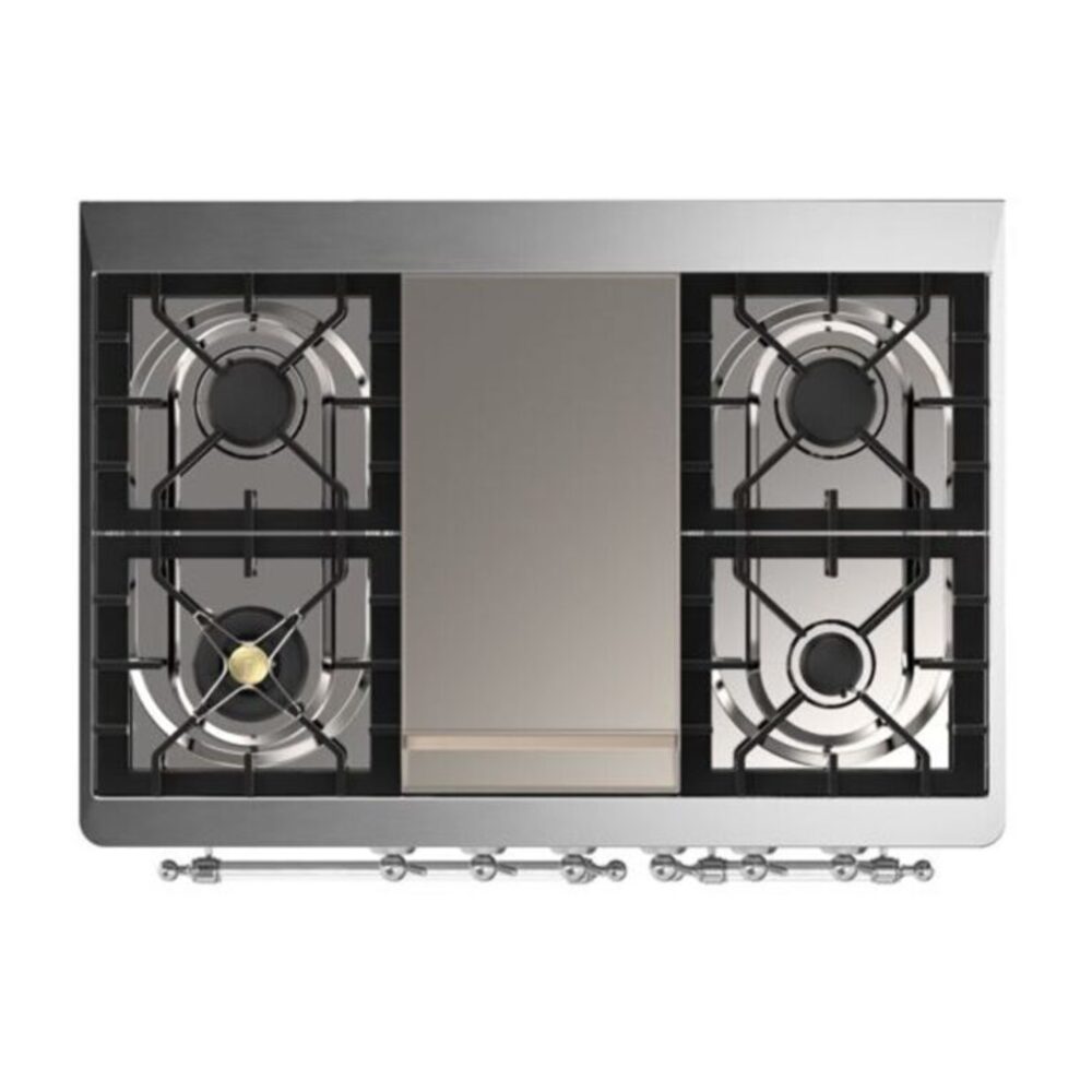 ILVE UMD10F Majestic II 40 inch Dual Fuel Range with 6 Burners, Griddle