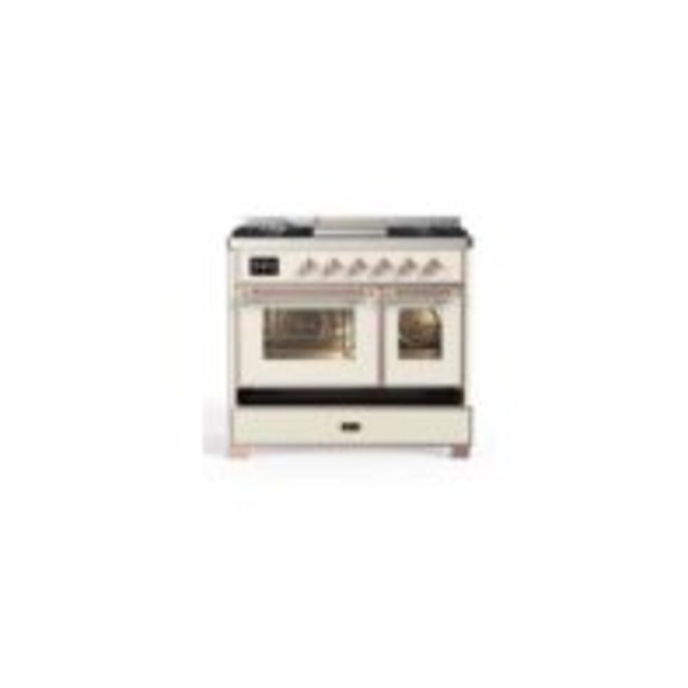 ILVE_UMD10FDNS3AWP_Majestic_II_40"_Dual_Fuel_Range_Right_Angle