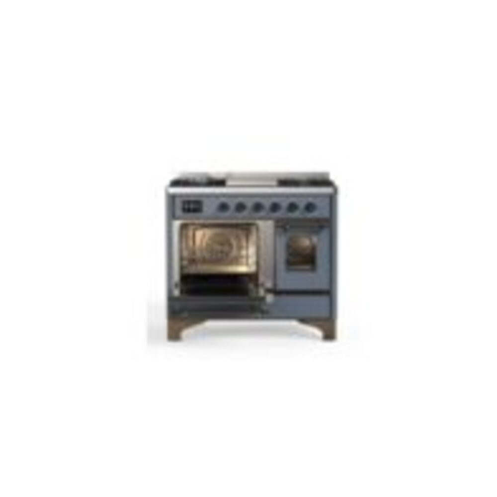 ILVE UMD10F Majestic II 40 inch Dual Fuel Range with 6 Burners, Griddle