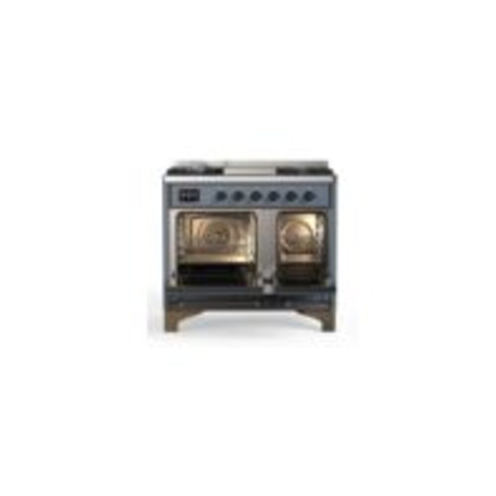 ILVE UMD10F Majestic II 40 inch Dual Fuel Range with 6 Burners, Griddle
