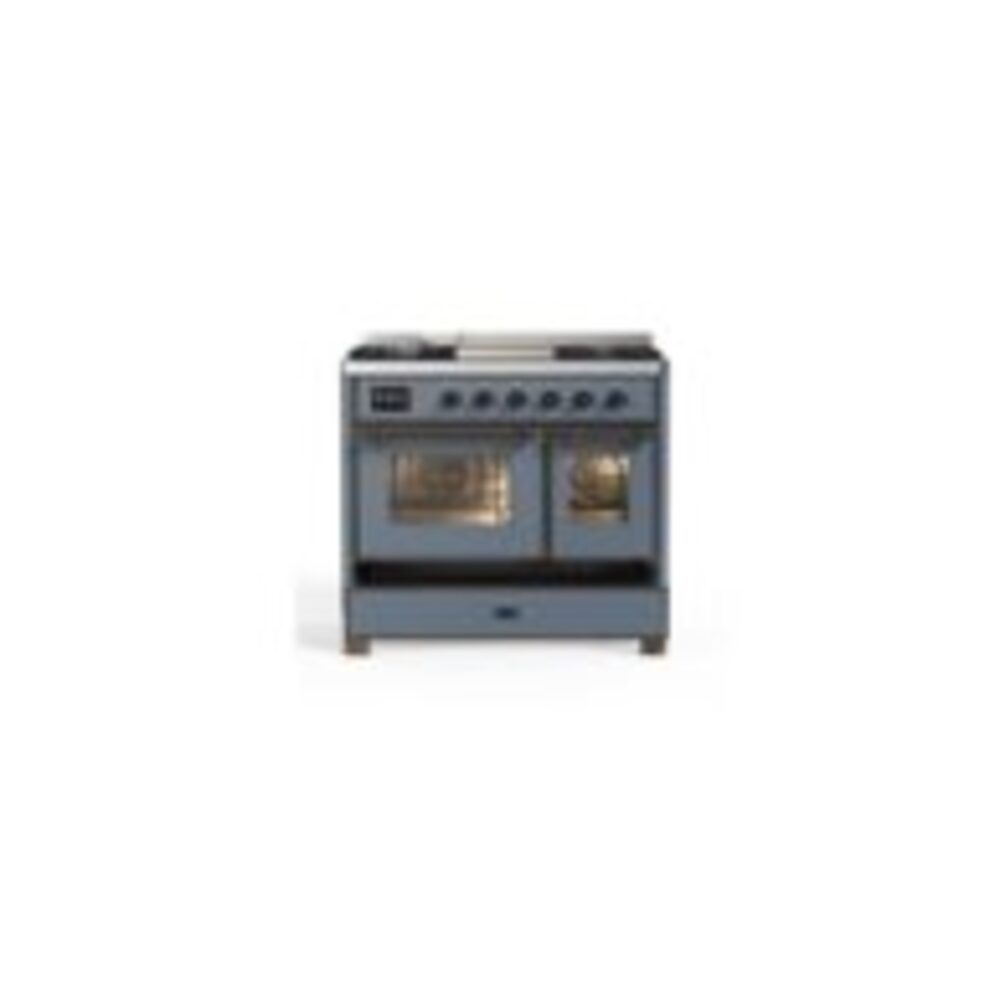 ILVE UMD10F Majestic II 40 inch Dual Fuel Range with 6 Burners, Griddle