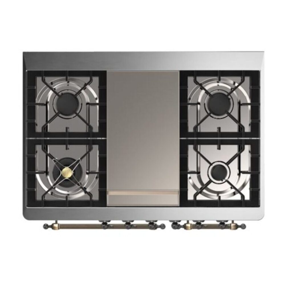 ILVE UMD10F Majestic II 40 inch Dual Fuel Range with 6 Burners, Griddle