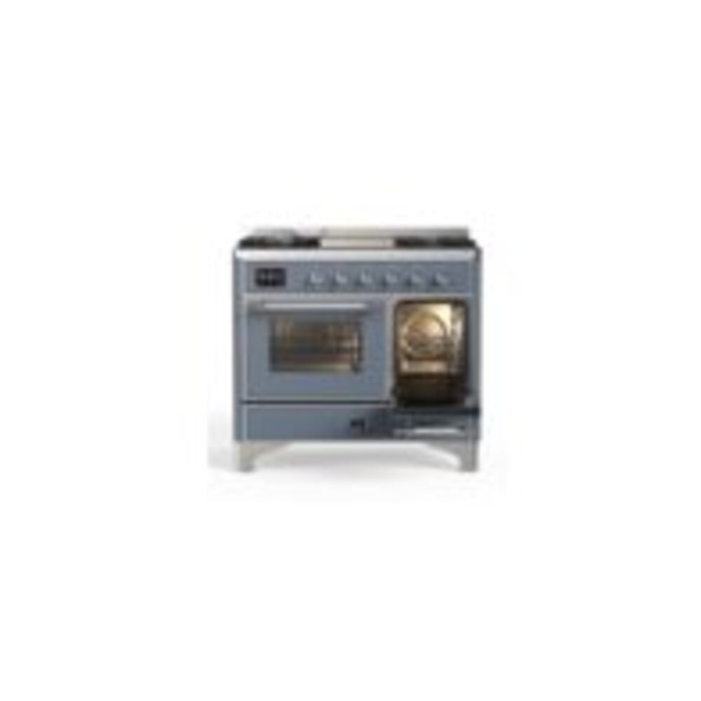 ILVE UMD10F Majestic II 40 inch Dual Fuel Range with 6 Burners, Griddle