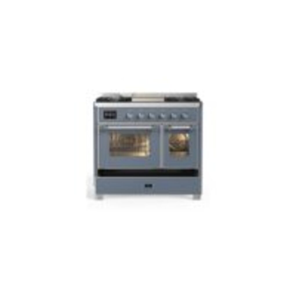 ILVE UMD10F Majestic II 40 inch Dual Fuel Range with 6 Burners, Griddle