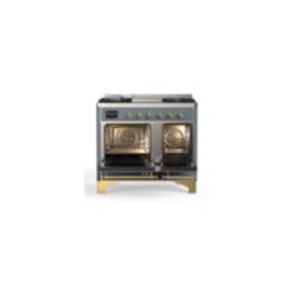 ILVE UMD10F Majestic II 40 inch Dual Fuel Range with 6 Burners, Griddle