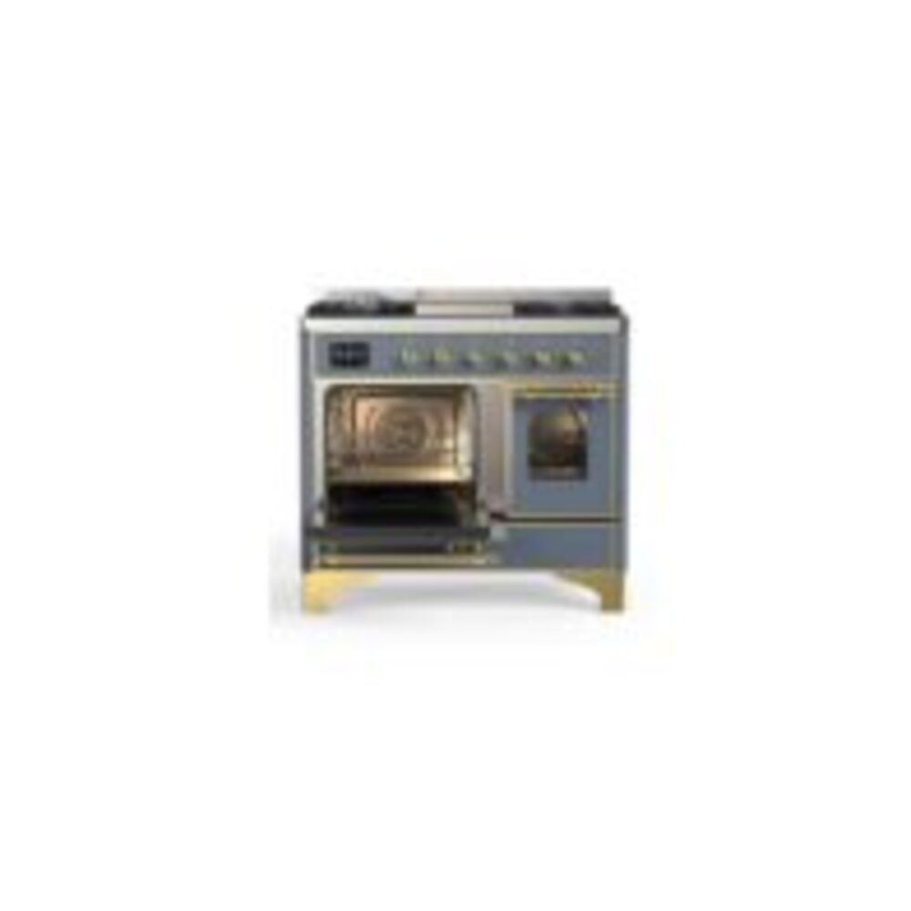 ILVE UMD10F Majestic II 40 inch Dual Fuel Range with 6 Burners, Griddle