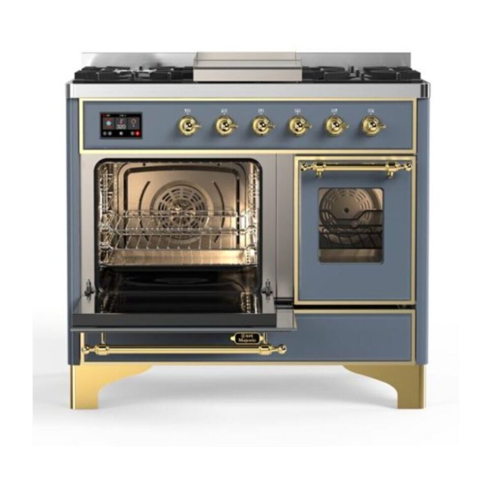 ILVE UMD10F Majestic II 40 inch Dual Fuel Range with 6 Burners, Griddle