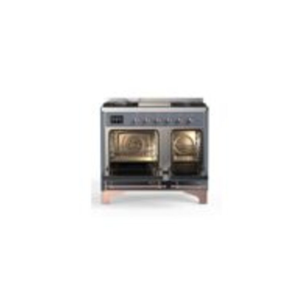 ILVE UMD10F Majestic II 40 inch Dual Fuel Range with 6 Burners, Griddle