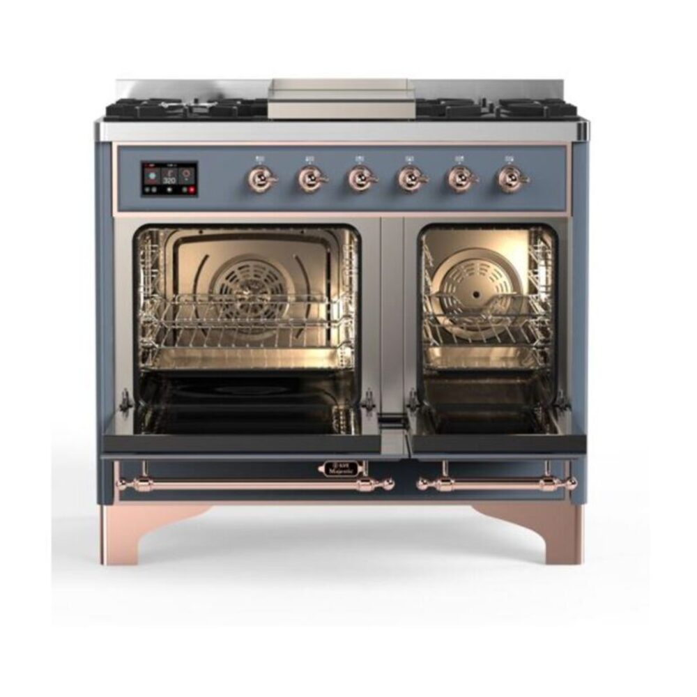 ILVE UMD10F Majestic II 40 inch Dual Fuel Range with 6 Burners, Griddle