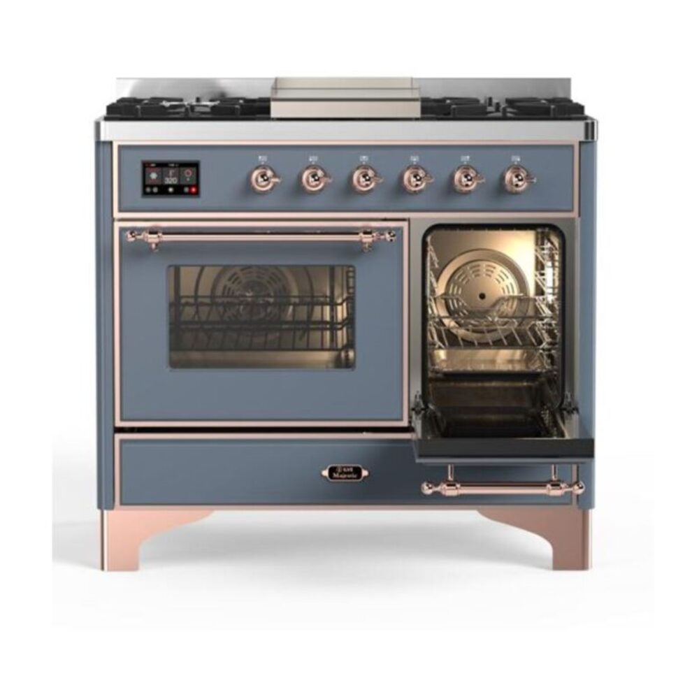 ILVE UMD10F Majestic II 40 inch Dual Fuel Range with 6 Burners, Griddle