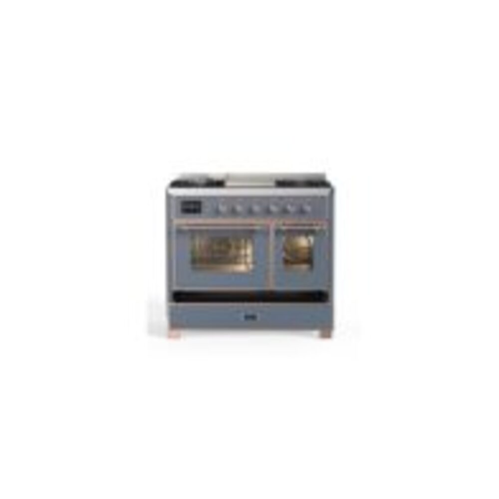ILVE UMD10F Majestic II 40 inch Dual Fuel Range with 6 Burners, Griddle