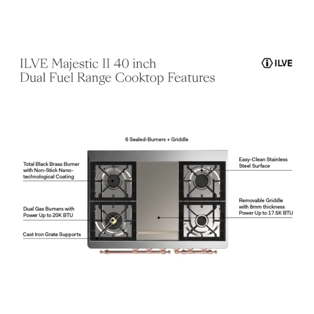 UMD10FDNS3BGP - cooktop features