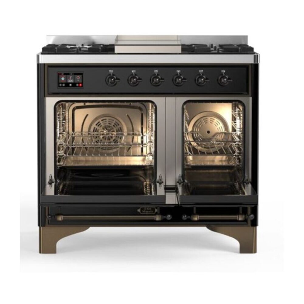 ILVE UMD10F Majestic II 40 inch Dual Fuel Range with 6 Burners, Griddle