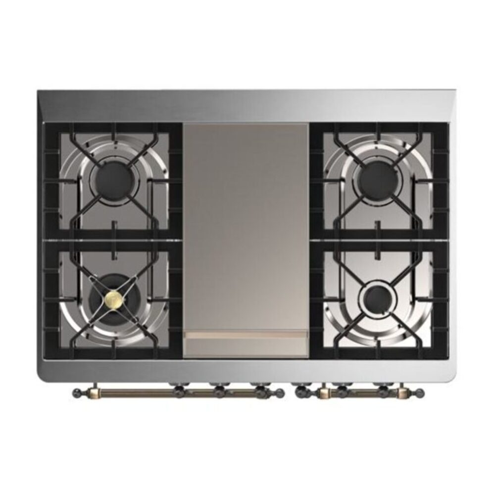 ILVE UMD10F Majestic II 40 inch Dual Fuel Range with 6 Burners, Griddle
