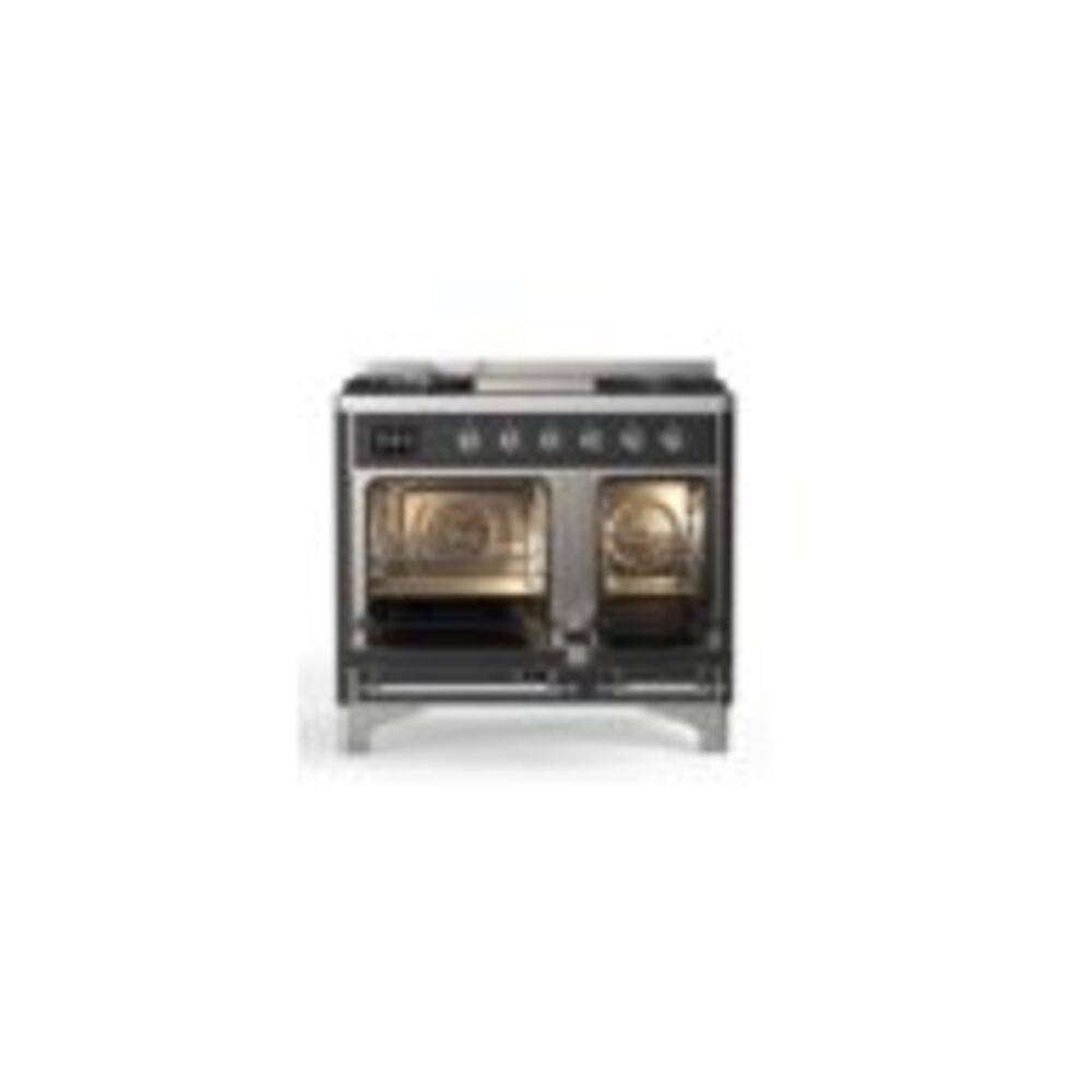 ILVE UMD10F Majestic II 40 inch Dual Fuel Range with 6 Burners, Griddle