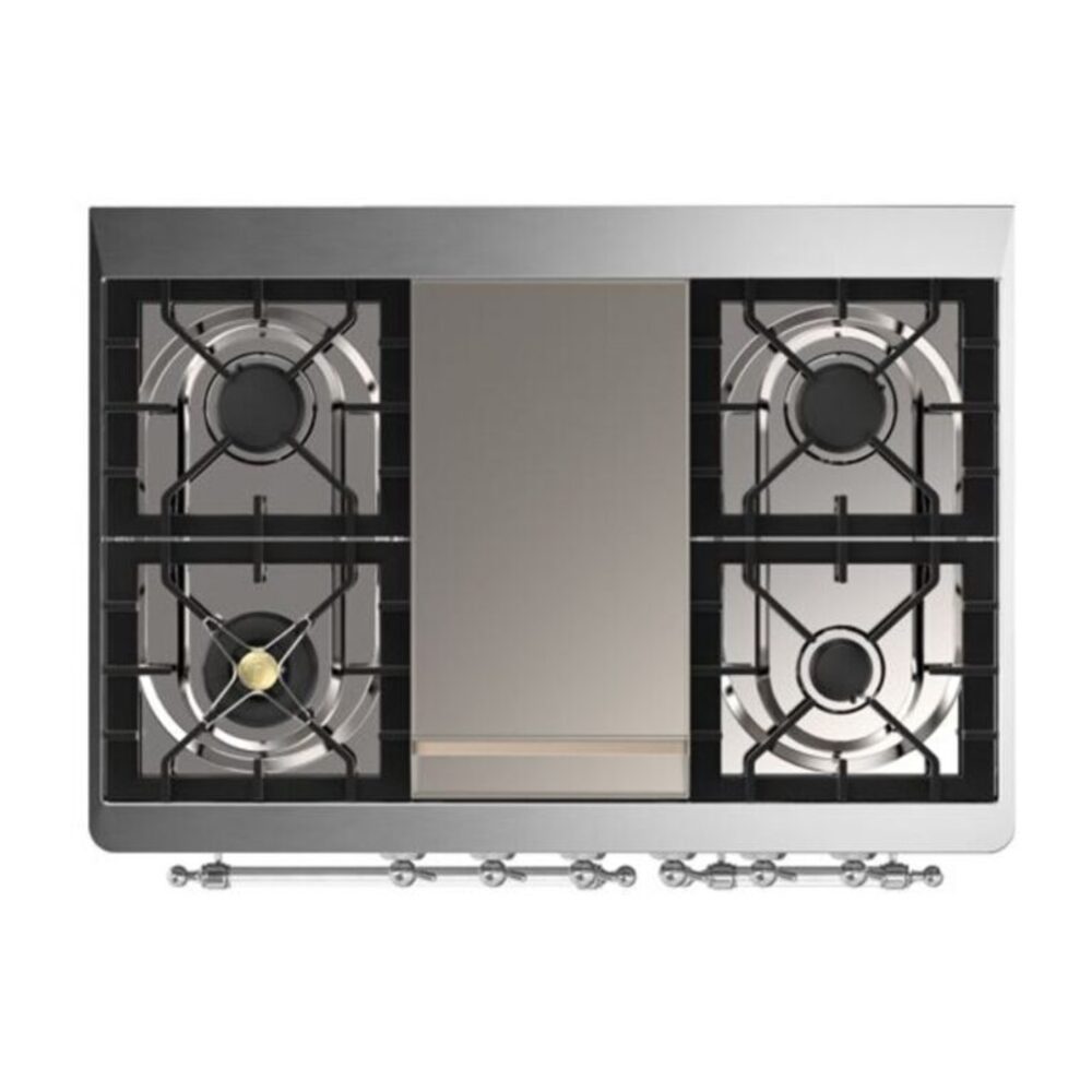 ILVE UMD10F Majestic II 40 inch Dual Fuel Range with 6 Burners, Griddle