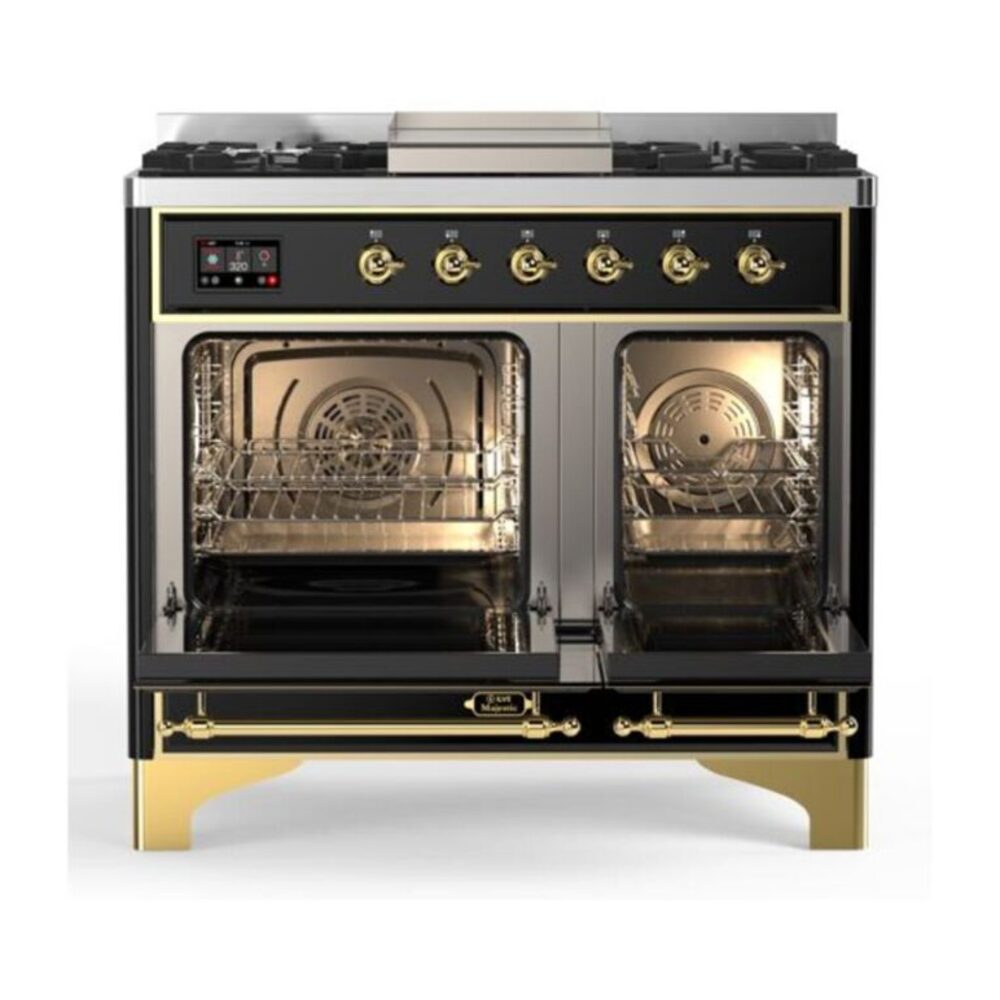 ILVE UMD10F Majestic II 40 inch Dual Fuel Range with 6 Burners, Griddle