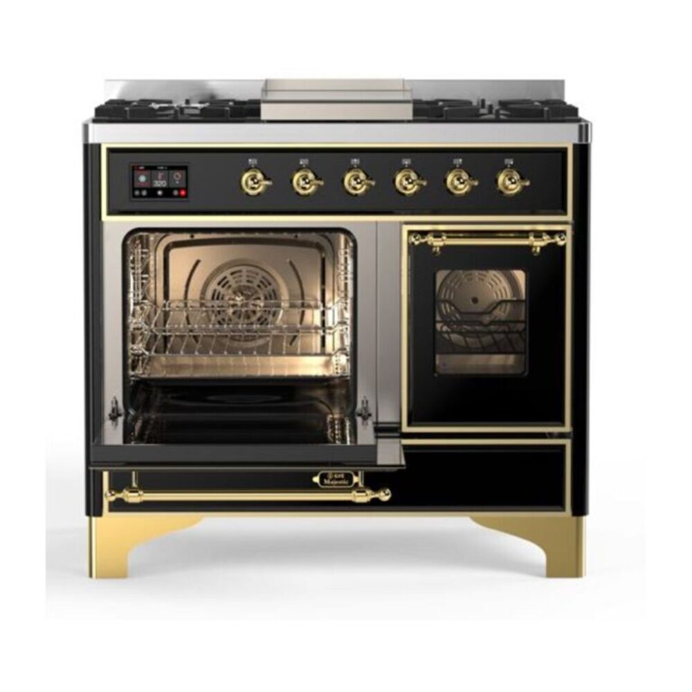 ILVE UMD10F Majestic II 40 inch Dual Fuel Range with 6 Burners, Griddle