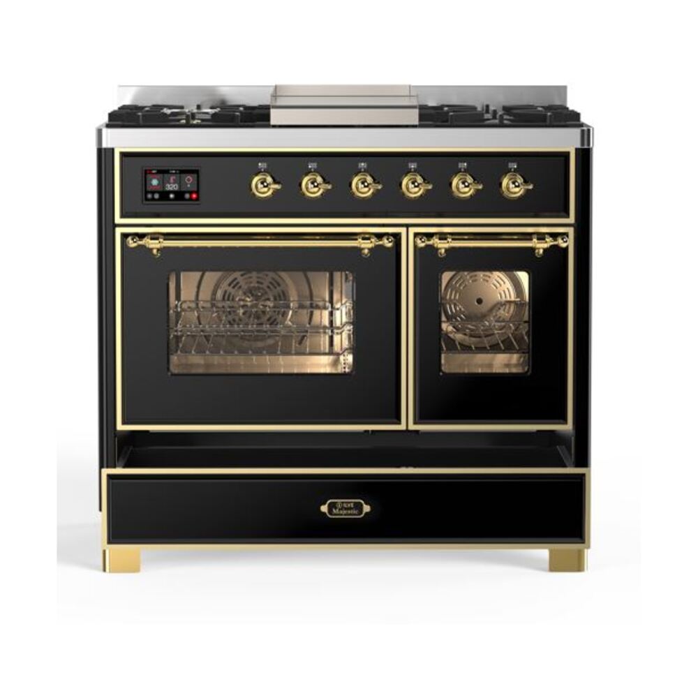 ILVE UMD10F Majestic II 40 inch Dual Fuel Range with 6 Burners, Griddle