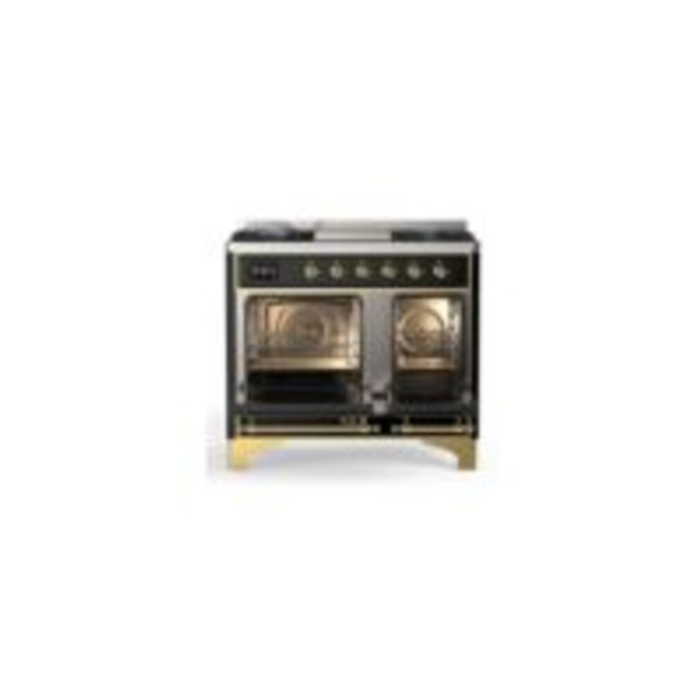 ILVE UMD10F Majestic II 40 inch Dual Fuel Range with 6 Burners, Griddle