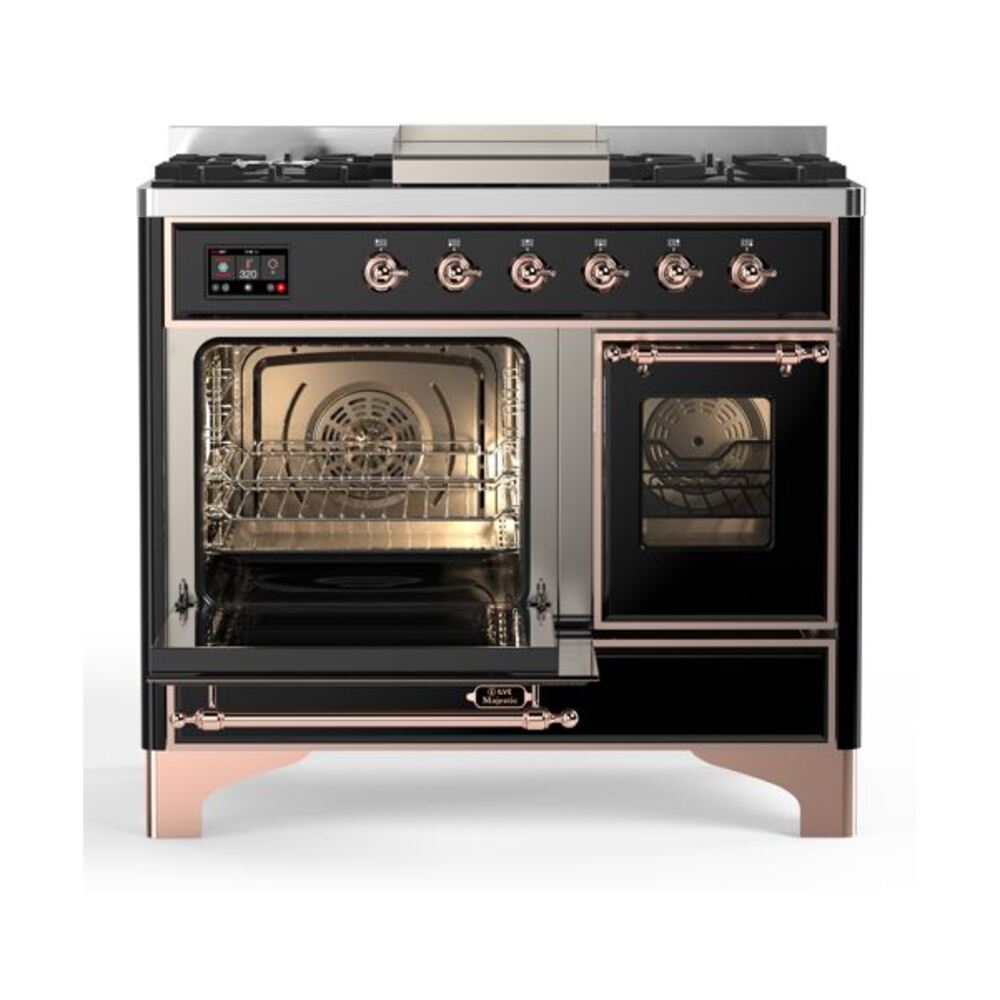 ILVE UMD10F Majestic II 40 inch Dual Fuel Range with 6 Burners, Griddle