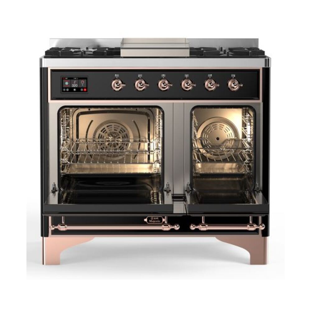 ILVE UMD10F Majestic II 40 inch Dual Fuel Range with 6 Burners, Griddle