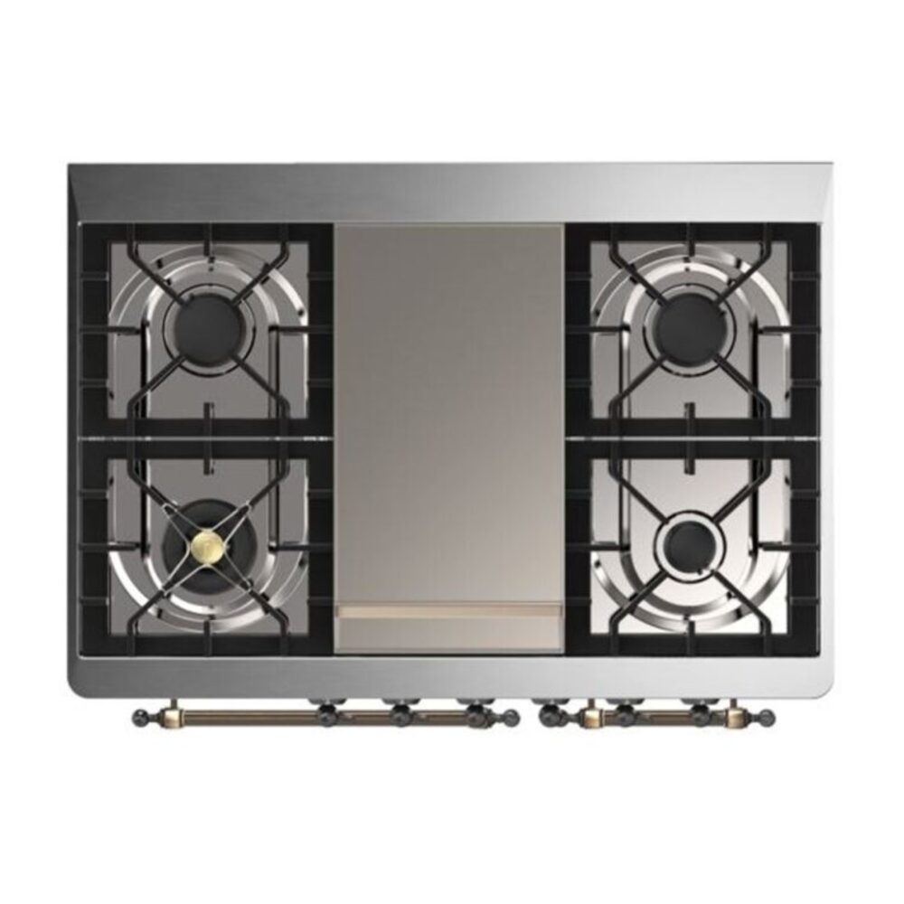 ILVE UMD10F Majestic II 40 inch Dual Fuel Range with 6 Burners, Griddle