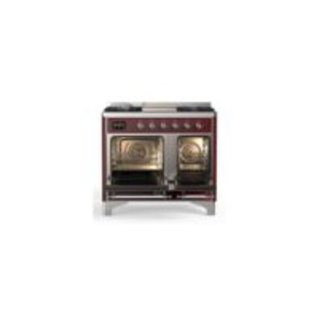 ILVE UMD10F Majestic II 40 inch Dual Fuel Range with 6 Burners, Griddle