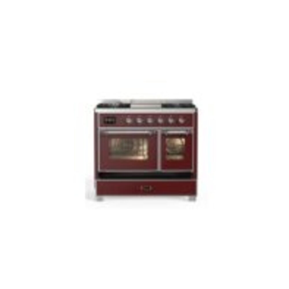 ILVE UMD10F Majestic II 40 inch Dual Fuel Range with 6 Burners, Griddle