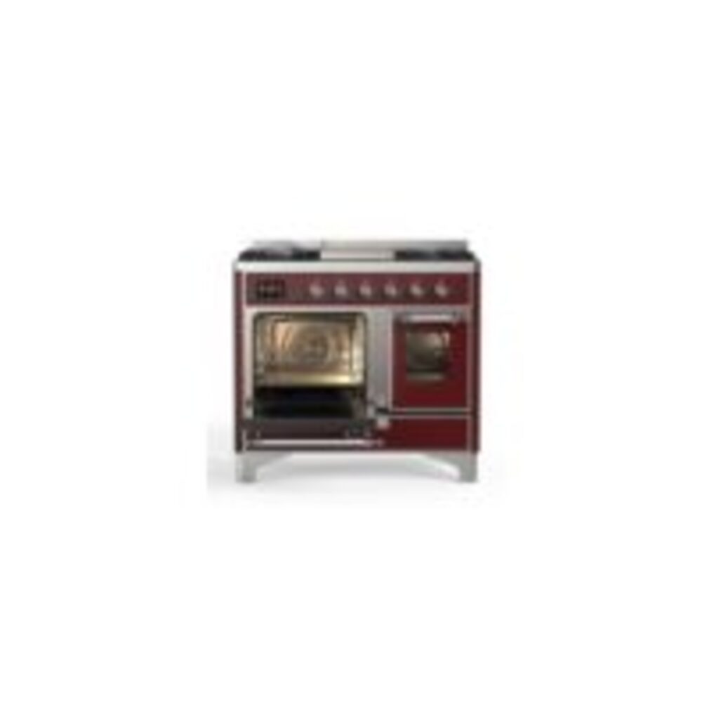 ILVE UMD10F Majestic II 40 inch Dual Fuel Range with 6 Burners, Griddle