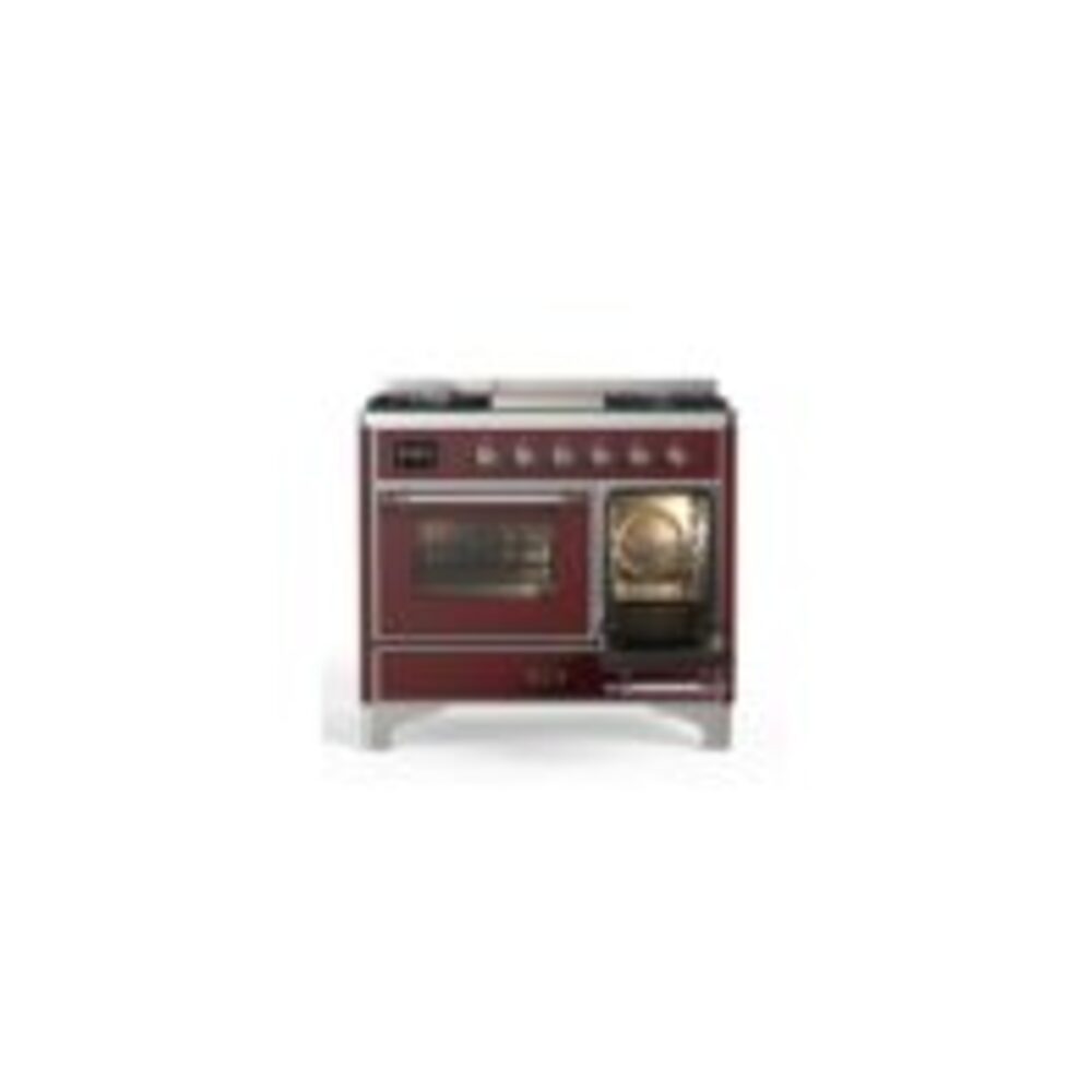 ILVE UMD10F Majestic II 40 inch Dual Fuel Range with 6 Burners, Griddle