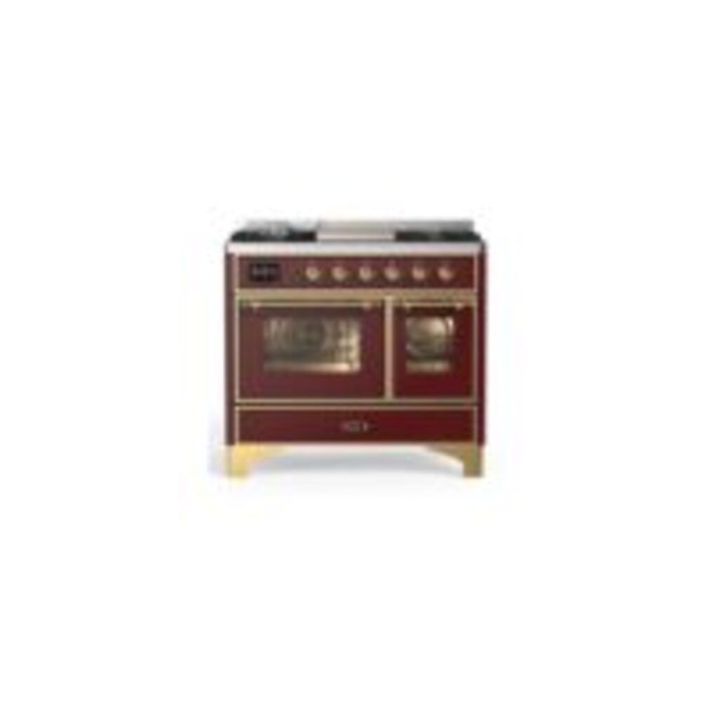 ILVE UMD10F Majestic II 40 inch Dual Fuel Range with 6 Burners, Griddle