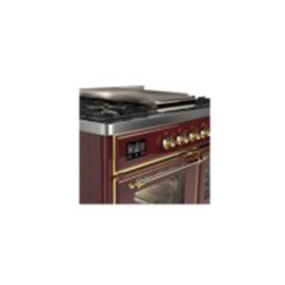 ILVE UMD10F Majestic II 40 inch Dual Fuel Range with 6 Burners, Griddle