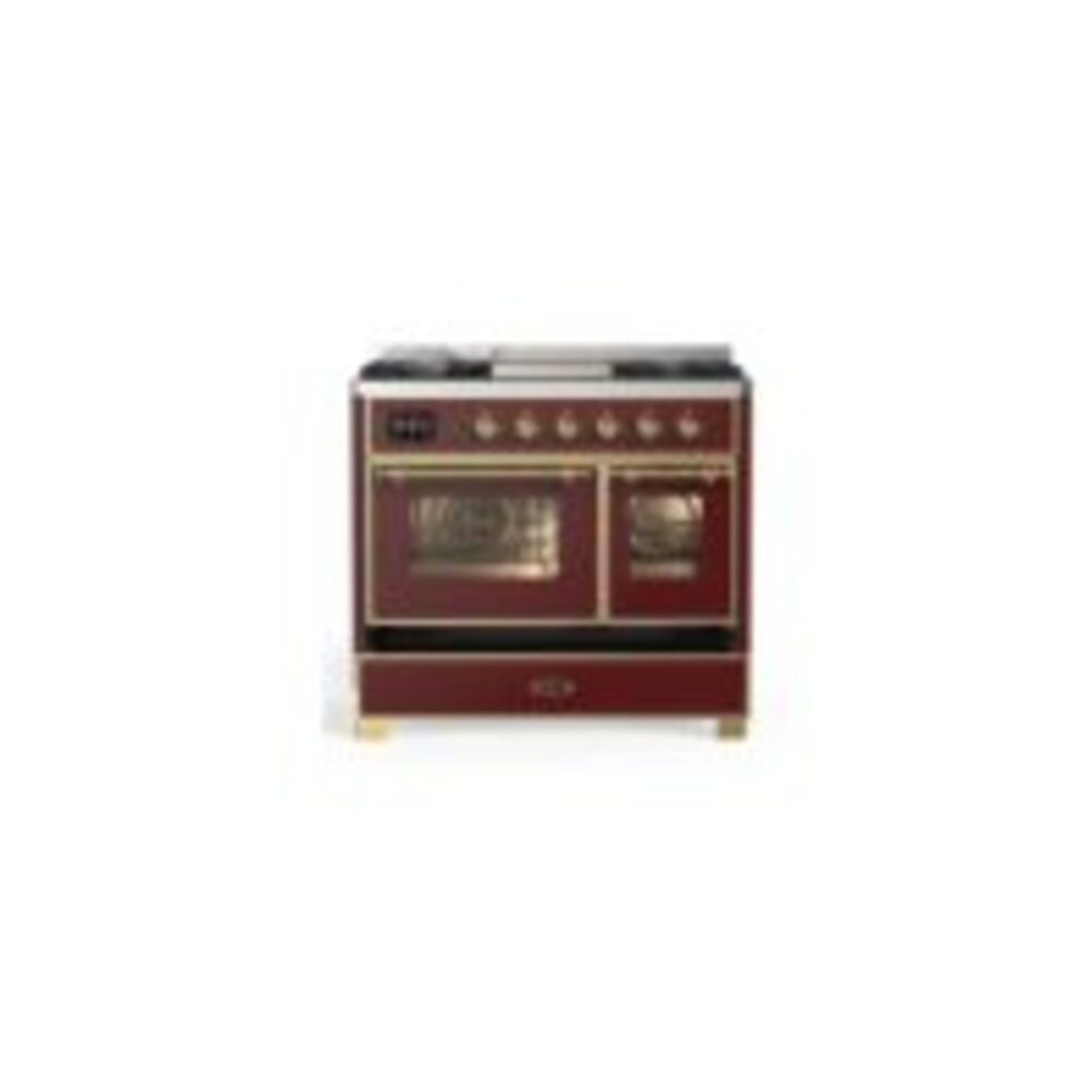 ILVE UMD10F Majestic II 40 inch Dual Fuel Range with 6 Burners, Griddle