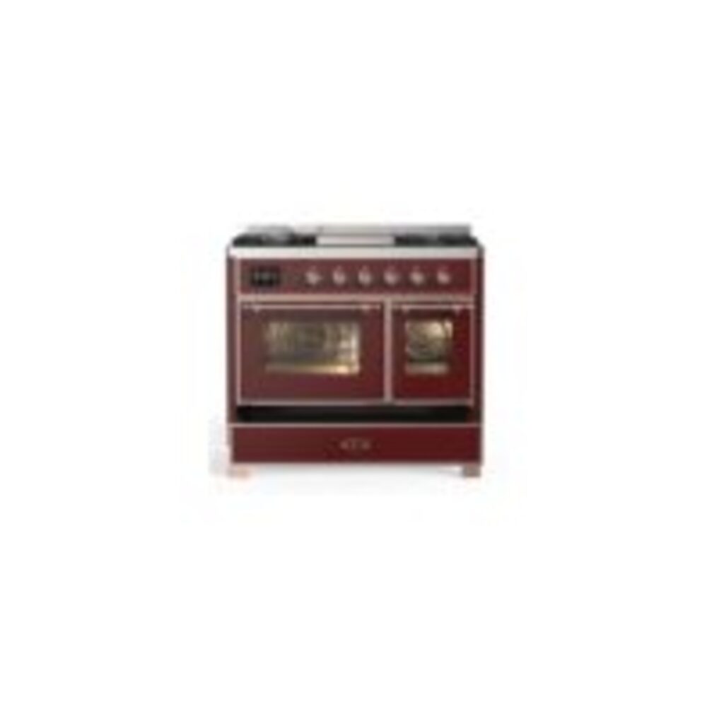 ILVE UMD10F Majestic II 40 inch Dual Fuel Range with 6 Burners, Griddle