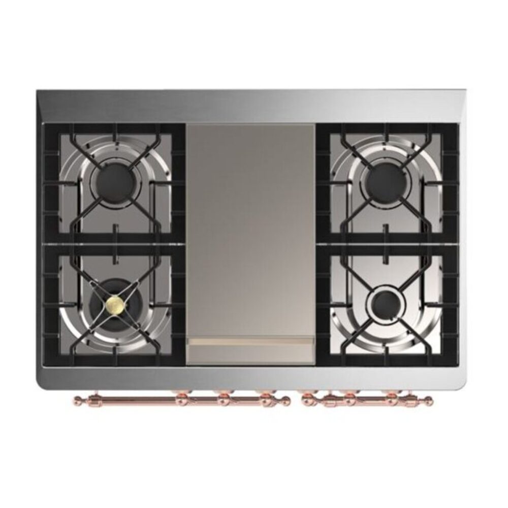 ILVE UMD10F Majestic II 40 inch Dual Fuel Range with 6 Burners, Griddle