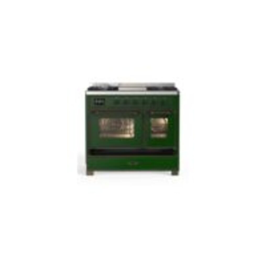 ILVE UMD10F Majestic II 40 inch Dual Fuel Range with 6 Burners, Griddle