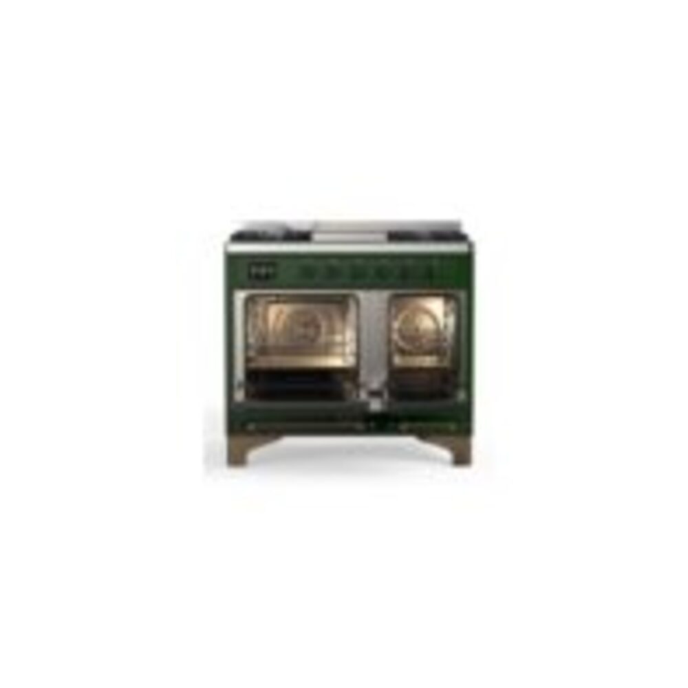 ILVE UMD10F Majestic II 40 inch Dual Fuel Range with 6 Burners, Griddle