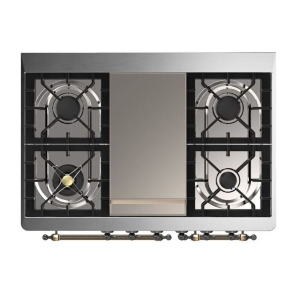 ILVE UMD10F Majestic II 40 inch Dual Fuel Range with 6 Burners, Griddle