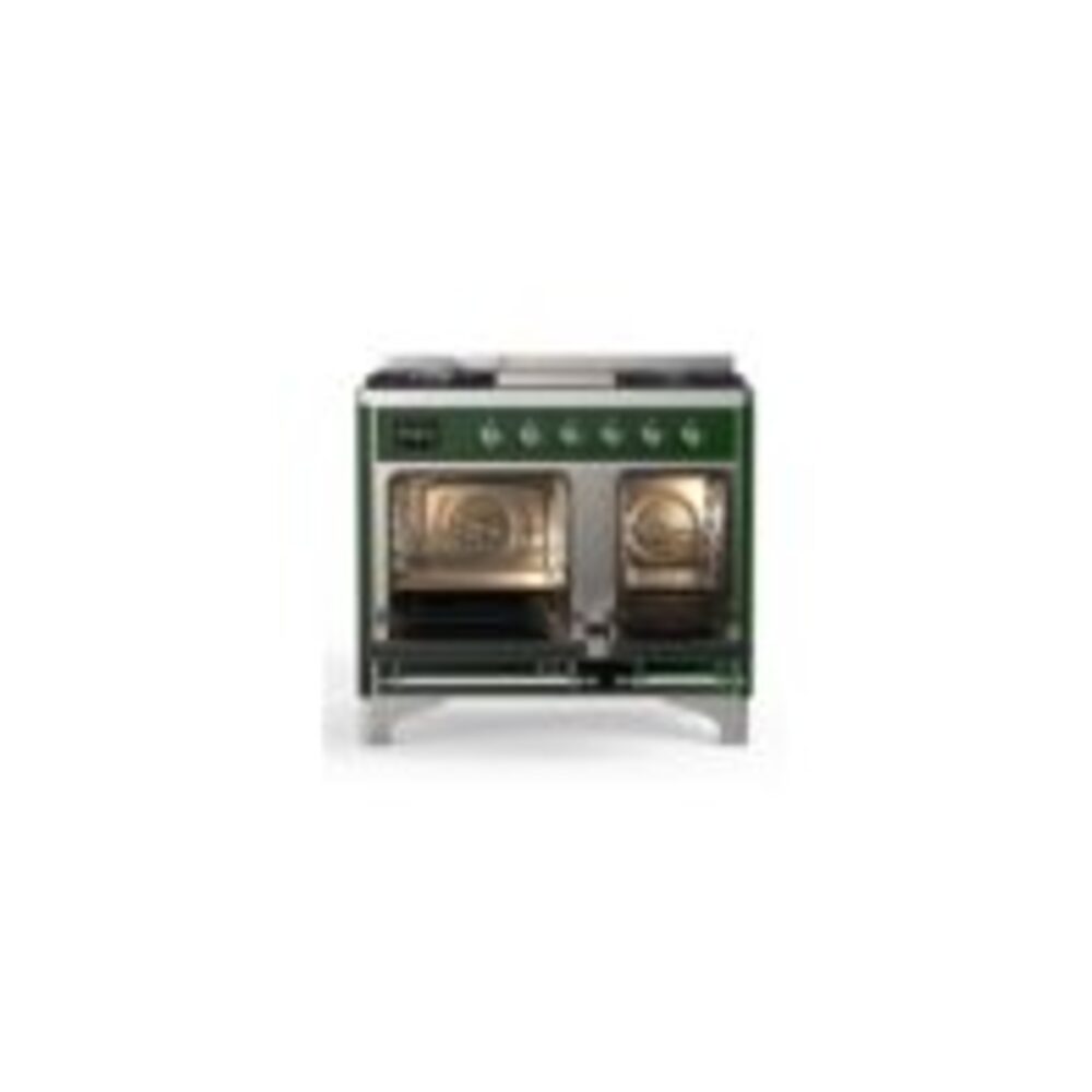 ILVE UMD10F Majestic II 40 inch Dual Fuel Range with 6 Burners, Griddle