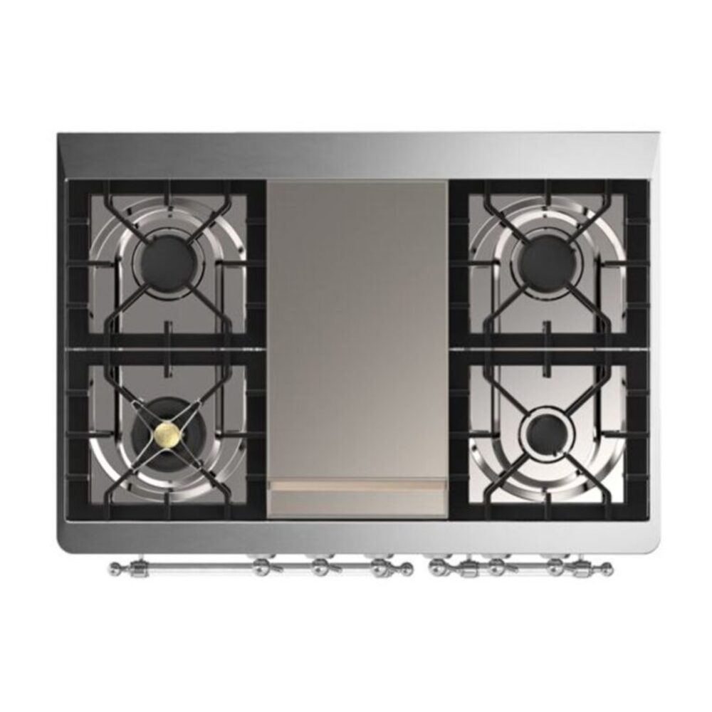 ILVE UMD10F Majestic II 40 inch Dual Fuel Range with 6 Burners, Griddle