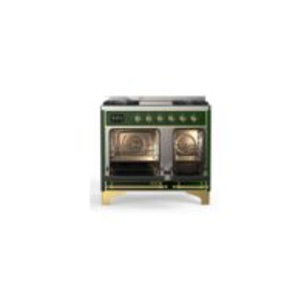 ILVE UMD10F Majestic II 40 inch Dual Fuel Range with 6 Burners, Griddle