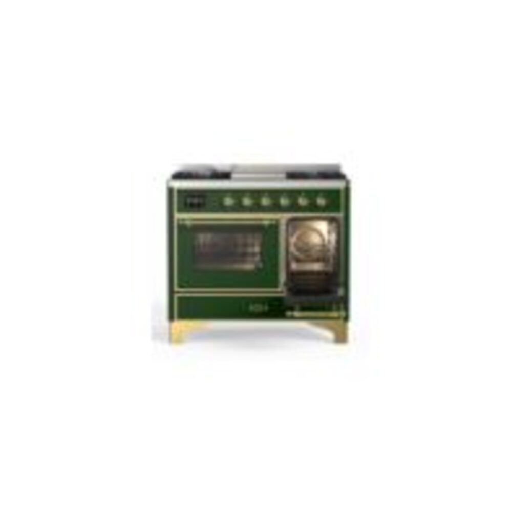 ILVE UMD10F Majestic II 40 inch Dual Fuel Range with 6 Burners, Griddle