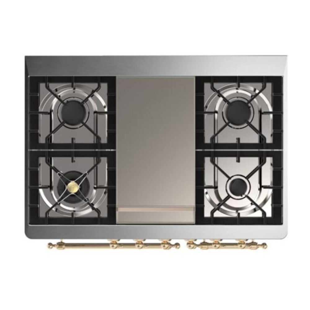 ILVE UMD10F Majestic II 40 inch Dual Fuel Range with 6 Burners, Griddle