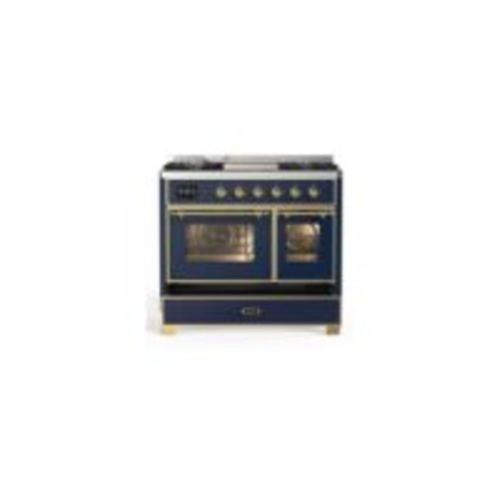 ILVE UMD10F Majestic II 40 inch Dual Fuel Range with 6 Burners, Griddle