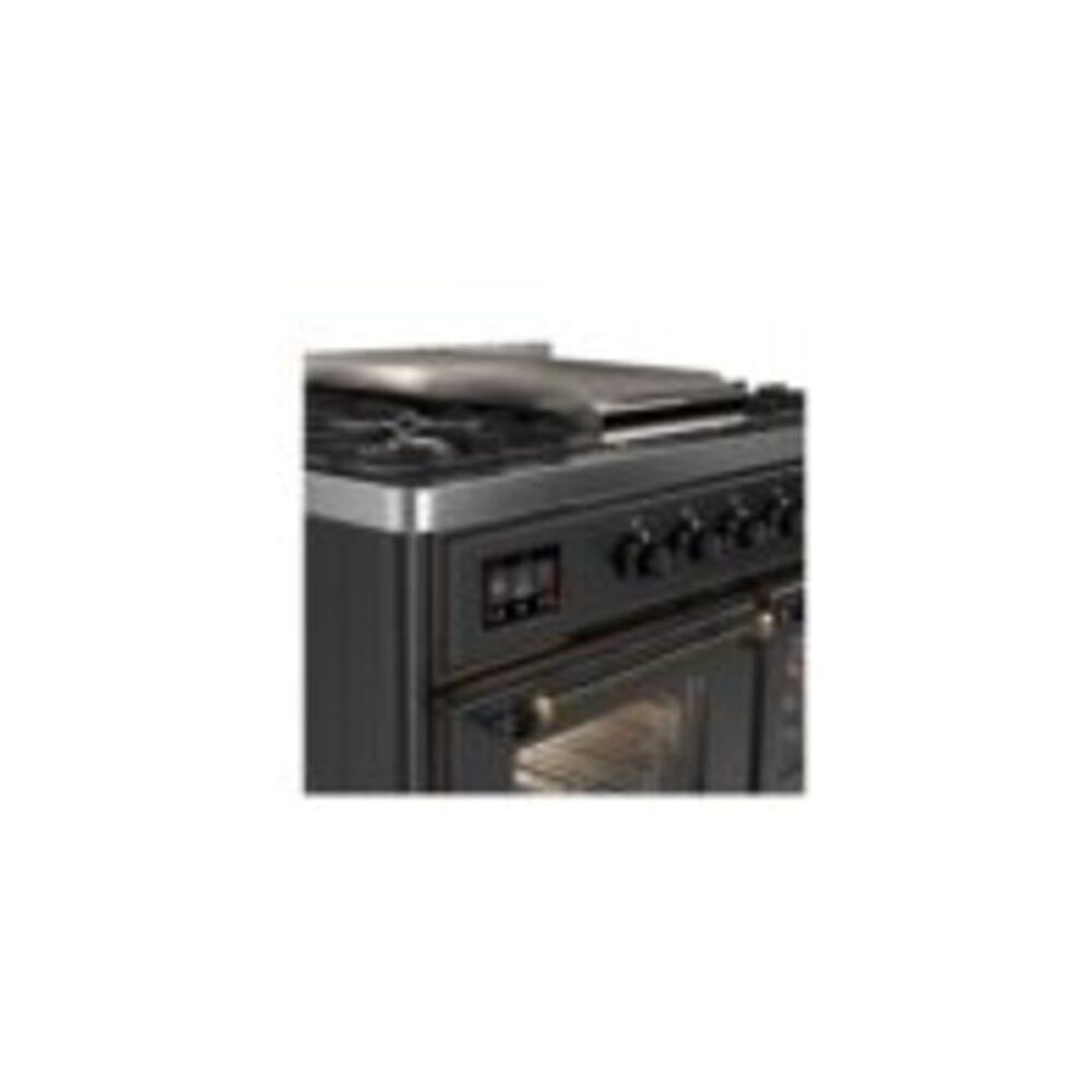 ILVE UMD10F Majestic II 40 inch Dual Fuel Range with 6 Burners, Griddle